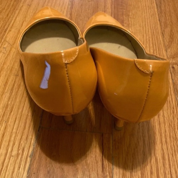 Giuseppe Zanotti Orange Patent leather kitten heels size 7 - Picture 3 of 13